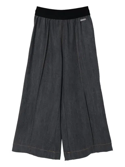 MONNALISA ELASTICATED-WAISTBAND JEANS