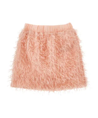Monnalisa Elasticated-waist Skirt In Pink