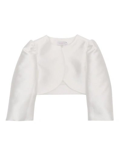 Monnalisa Elegant Girl's Jacket In White
