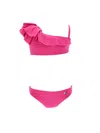 Monnalisa Eleganter Zweiteiliger Badeanzug In Pink