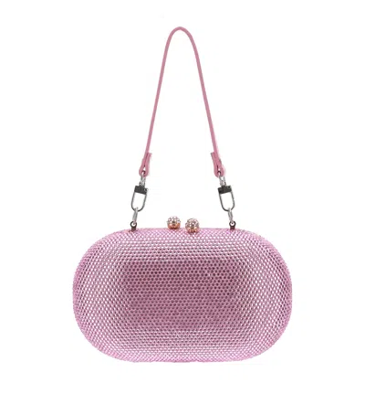 Monnalisa Kids' Embellished Clutch Bag In Pink