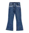 Monnalisa Jewel Jeans Mit Strasssteinen In Blue