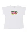 Monnalisa Embellished Graphic-print T-shirt In White