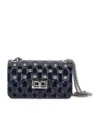 Monnalisa Patent Quilted Gem-embellished Bag