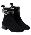 Monnalisa Stiefeletten Mit Glänzender Schnalle In Black