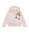 Monnalisa Embroidered Hoodie In Onion Couture