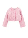 Monnalisa Extra Light Quilted Jacket In Petal Pink
