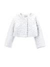 Monnalisa Extra Light Quilted Jacket In White