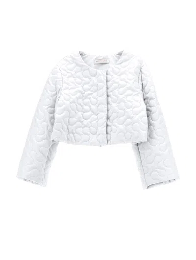 Monnalisa Kids'   Extra Light Quilted Jacket In White