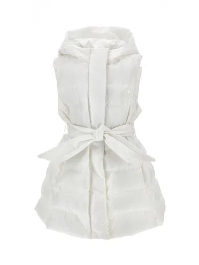 Monnalisa Kids'   Extra Light Waistcoat In White