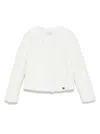 Monnalisa Extralight Basic Tessuto Tessuto Tecnico In White