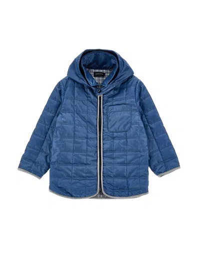 Monnalisa Babies'   Extralight Jacket With Hood In Blue