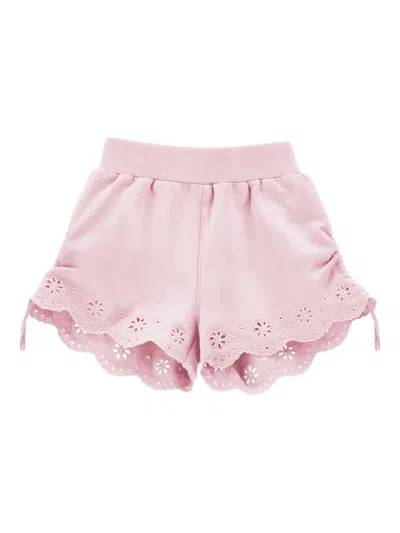 Monnalisa アイレット ドローストリング ショートパンツ