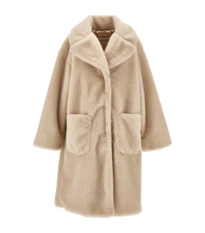 MONNALISA FAUX FUR TEDDY COAT