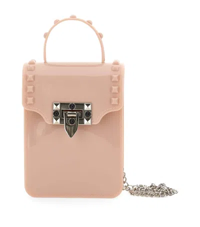 Monnalisa Kids' Faux Patent Leather Top-handle Bag