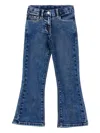 Monnalisa Jewel Jeans Mit Strasssteinen In Blue
