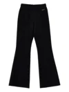 Monnalisa Flared Track Pants In Black