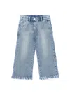 Monnalisa Fleece-sweatjeans In Stone Bleach
