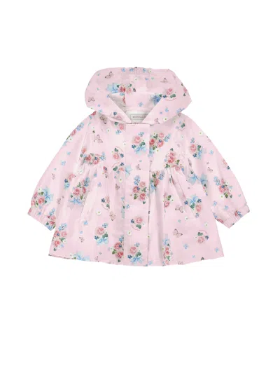 Monnalisa Kids'   Floral And Butterfly Jacket In Multi