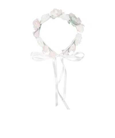 MONNALISA FLORAL-APPLIQUÉ HAIRBAND 