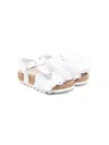 Monnalisa Knot-detail 30mm Sandals In White