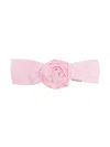 Monnalisa Floral-appliqué Headband In 粉色