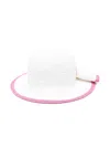 Monnalisa Floral-appliqué Sun Hat In White