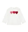 Monnalisa Floral-detail T-shirt (3-36 Months) In White