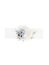Monnalisa Floral-embellished Headband In White