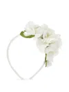 Monnalisa Floral Head Band In White