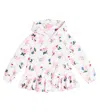 Monnalisa Floral Jacket In Multicoloured