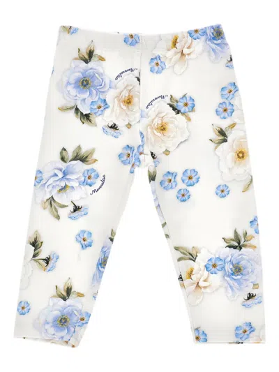 MONNALISA FLORAL-PRINT LEGGINGS