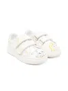 Monnalisa Floral-print Sneakers In White