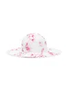 Monnalisa Floral-print Sun Hat In White