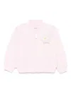 Monnalisa Floral-print Sweatshirt In Pink