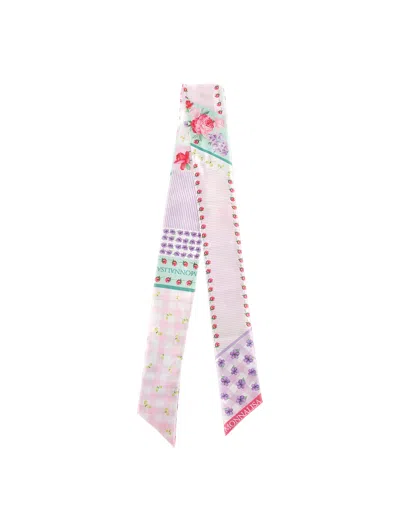 Monnalisa Kids'   Floral Scarf In Pink