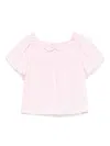 Monnalisa Fluid Blouse In Pink