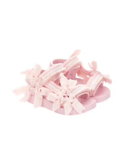 Monnalisa リボン サンダル