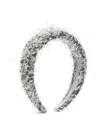 Monnalisa Frayed-effect Headband In Black