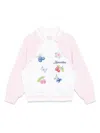 Monnalisa Fruit-print Sweatshirt In White