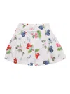 Monnalisa Fruit Printed Shorts In White