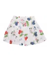 Monnalisa Fruit Printed Shorts In White