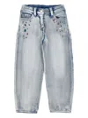 Monnalisa Gems-detail Jeans