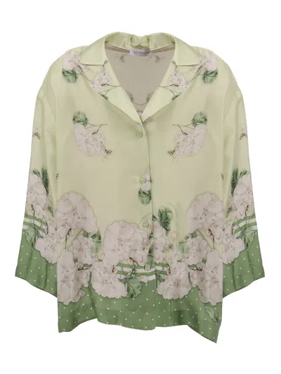 Monnalisa Giacca Pigiama Rasetto St In Green