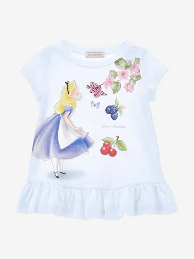 MONNALISA MONNALISA GIRLS ALICE IN WONDERLAND T-SHIRT