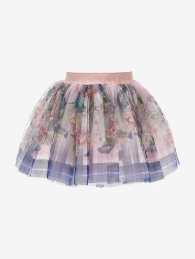 MONNALISA MONNALISA GIRLS BAROQUE FLORAL SKIRT