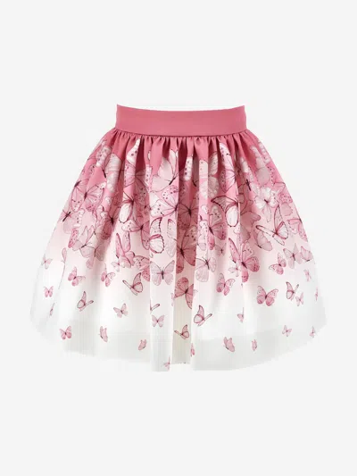 MONNALISA MONNALISA GIRLS BUTTERFLY PRINT SKIRT