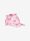 MONNALISA GIRLS CAP 54 CM WHITE