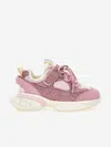 Monnalisa Glitter Sneakers In Pink