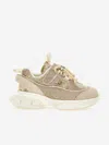 Monnalisa Glitter Sneakers In Neutral